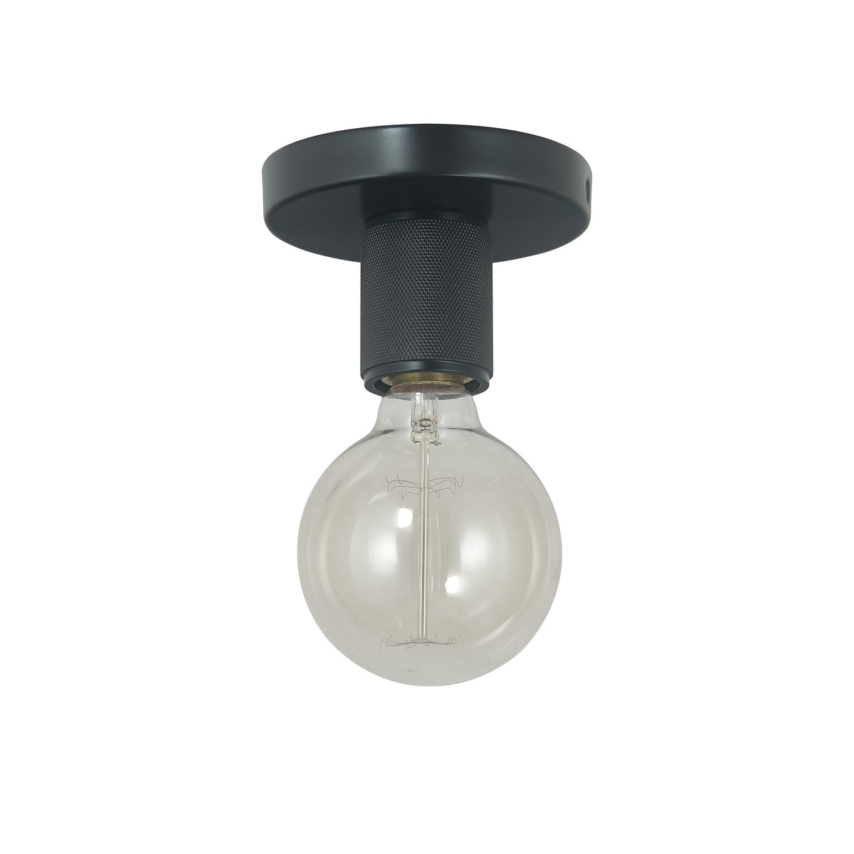 Dainolite RSW-41FH Flush Mount Light, 3.25in, LED Compatible, Matte Black