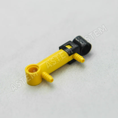 ASTEM 33pcs Pneumatic Technic-Parts Kit Compatible with Lego Pneumatic Cylinders-Air-Pump Pressure Rod Switch Piston Hose Technic Linear Actuator MOC-Spare-Parts.