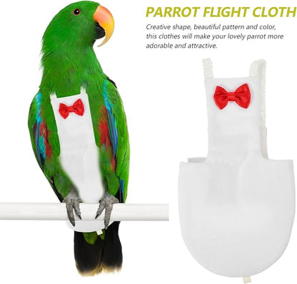 Generic Bird Diaper for Parrots Breathable Costume for Cockatiels Pigeons and Parakeets Washable Reusable Nappy Clothes for Birds