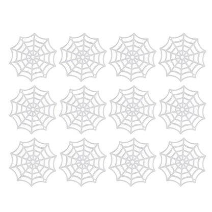 Abaodam Festive Supplies 50Pcs Spider Webs Plastic Cobweb Holiday Accessories for Halloween Decoration () Halloween Cobweb Decorations