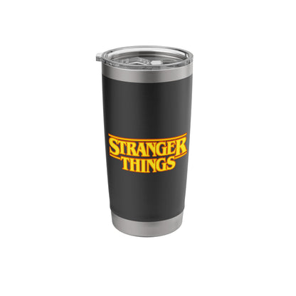 Stranger Things Halloween Spooky Strange Red Logo Stainless Steel Insulated Tumbler