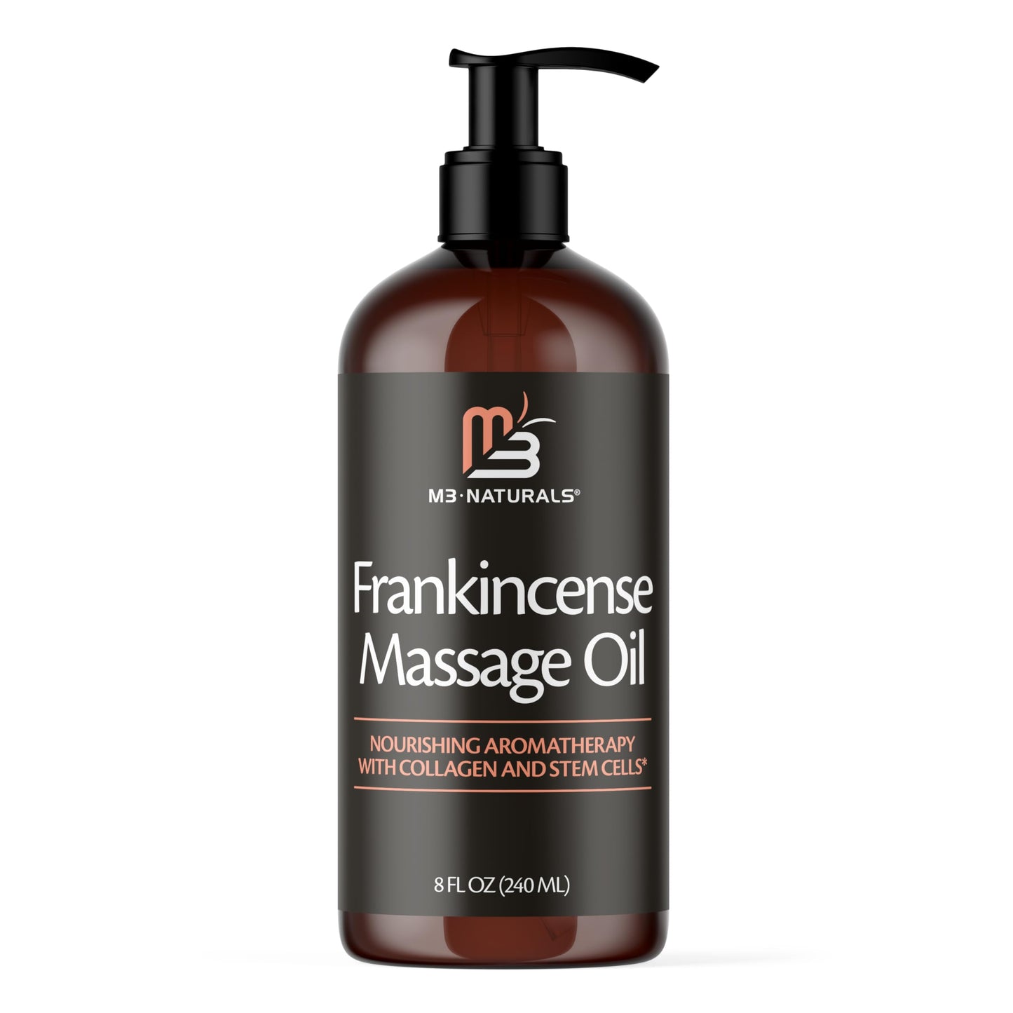 M3 Naturals Firming Body Massage Oil with Collagen & Stem Cell – Helps Smooth The Appearance of Cellulite & Improve Skin Texture – Refreshing Aromatherapy Body Oil for Legs & Full Body – 16 Fl Oz