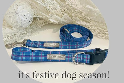 Lucky Love Dog - Adjustable Dog Collar and Leash Set with Easy Click Buckle for Small Dogs, Durable, & Comfortable Collar for Male & Female Dogs, Puppies & Adult Ones - Scotty Combo, XS