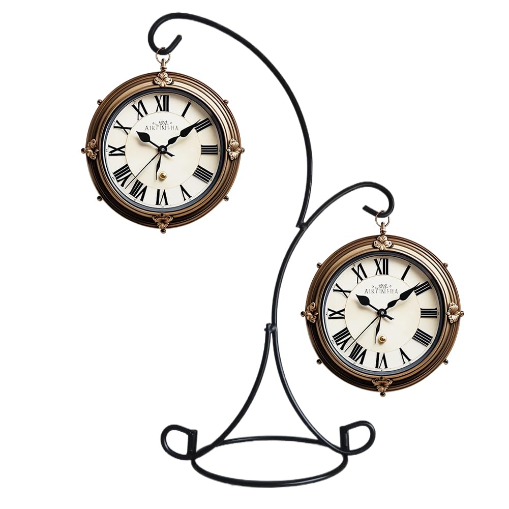 VERSAINSECT isplay Stand, 2 Pack Iron Hanging Stand Rack Holder for Hanging Glass Globe Air Plant Terrarium, Witch Ball and Home Wedding Decoration