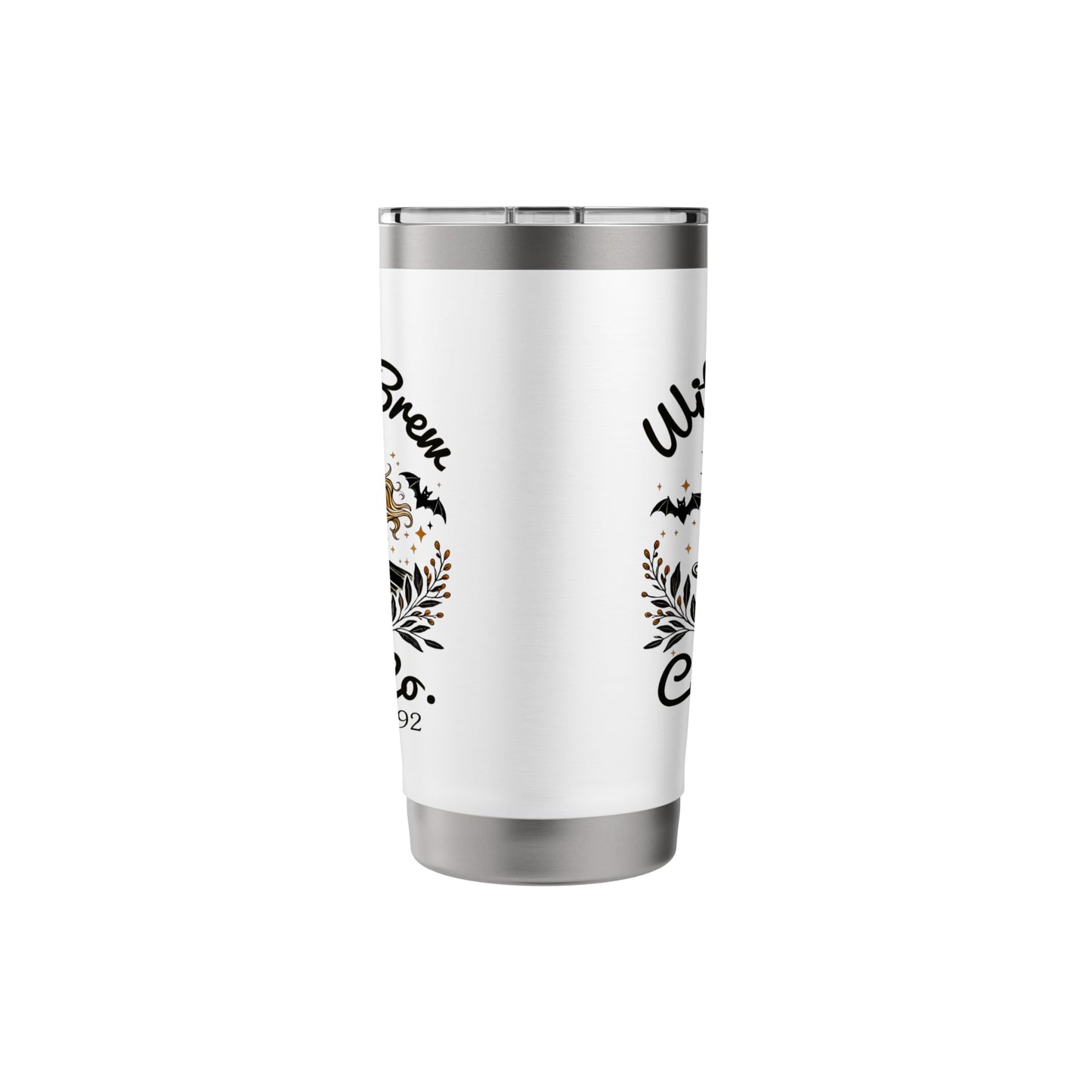 Halloween Witches Brew 20oz Travel Cup Bottle Spooky Coffee Stainless Steel Insulated Tumbler