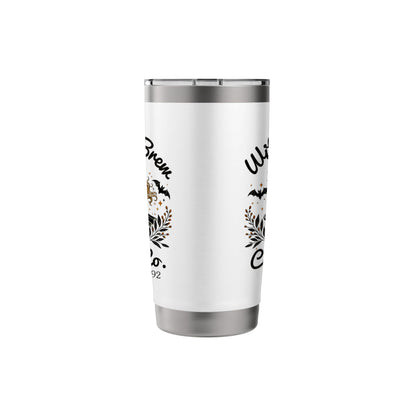 Halloween Witches Brew 20oz Travel Cup Bottle Spooky Coffee Stainless Steel Insulated Tumbler