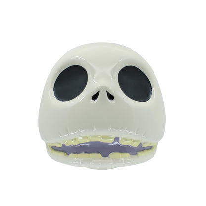 Enesco Disney Ceramics the Nightmare Before Christmas Jack Skellington Sculpted Cookie Jar, 7 Inch, Multicolor