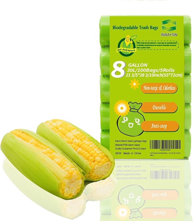 Inwaysin Medium Compostable Trash Bags