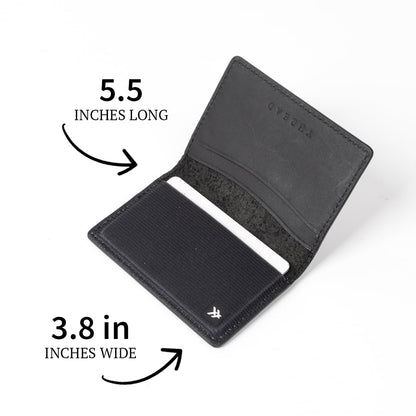 Thread Wallets RFID Blocking Slim Leather Bifold Wallet with Card Protection (Sanders)