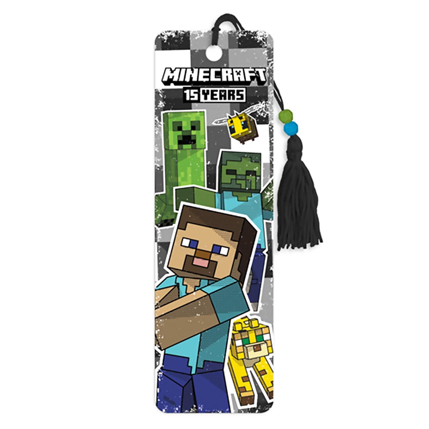 Minecraft Bookmark Set - Bundle with 8 Bookmarks and Page Clips Featuring Creepers, Zombies, More Plus Stickers | Minecraft School Supplies for Boys Girls Kids
