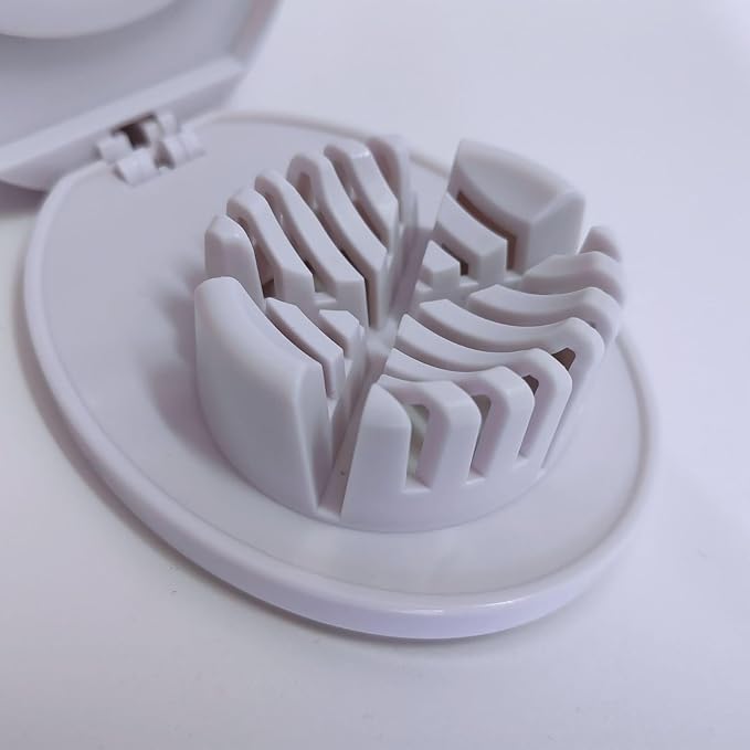 Egg Slicer for Hard Boiled Eggs,Easy to Cut Egg into Slices, Wedge and Dices, Sturdy ABS Body with Stainless Steel Wires,Non-slip Feet,Dishwasher Safe, BPA Free (Green)