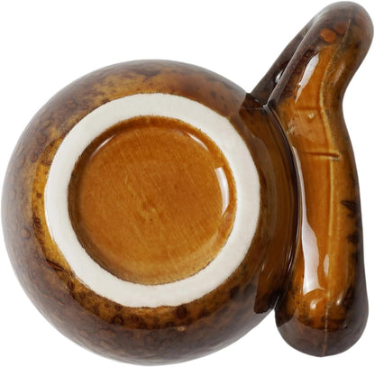 Treayes Ceramic coffee mugs, novelty coffee mugs - are the perfect choice for Christmas, Halloween, Father's Day, and birthday parties, and also make excellent gifts for coffee lovers.(Yellow)