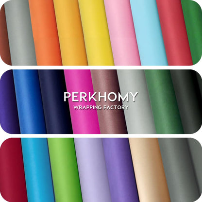 PerkHomy 17.8" x 1,440" (120') Black Kraft Paper Roll for Craft Bulletin Board Paper Art Table Covering Crafting Gift Wrapping Bouquet Packing Parcel 80GSM 55LB (Black, 17.8" x 120')