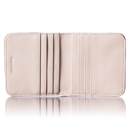 VOICE Align mini type Cute wallets weighing only 2.7 oz. Leather made by Life in Italy Cowhide ART.LE MURRINE Women's Elegant, easy-to-use and beautiful In gift box(Pink)