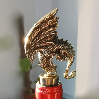 Dragon Wine Stoppers Gothic Metal Alloy Bottle Stopper