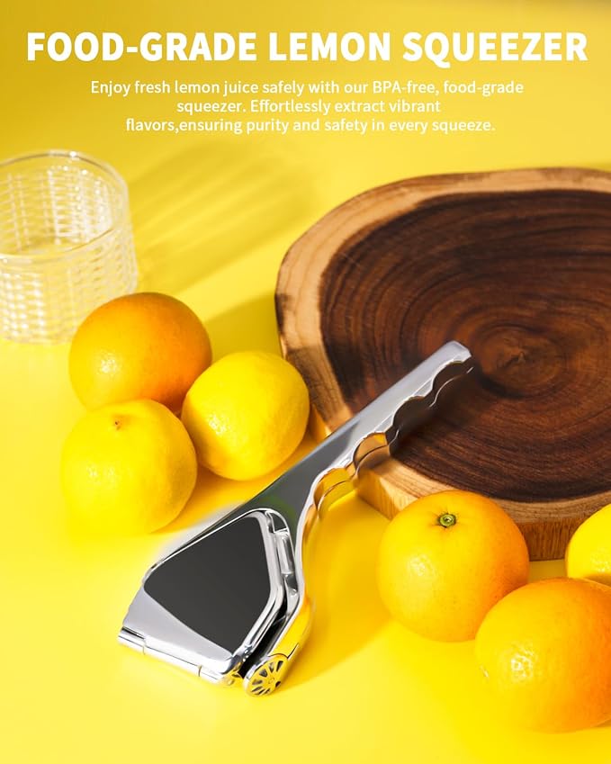 Bagrox Lemon Squeezer, Stainless Steel Lemon Juicer, Manual Juicer for Lemon Citrus Lime Orange, Handheld citrus Squeezer