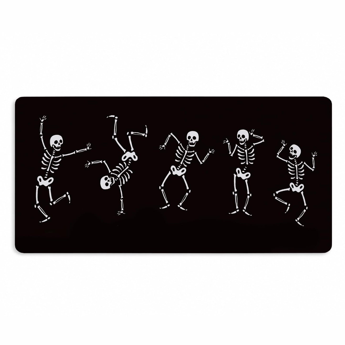 gsgfdshf Dark Gothic Halloween Skeleton Large Mouse Pad 31.5x15.7 ins
