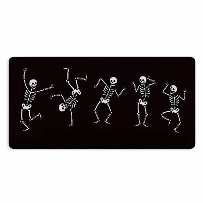 gsgfdshf Dark Gothic Halloween Skeleton Large Mouse Pad 31.5x15.7 ins