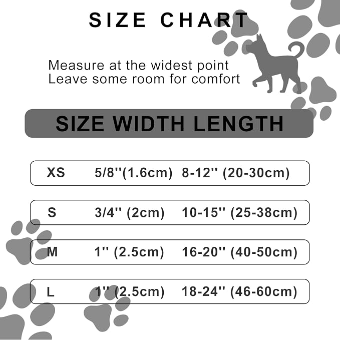 FURRYFECTION Reflective Dog Collar and Leash Set with Quick Release Buckle, Padded with Neoprene Adjustable Nylon Dog Collar for Small Medium and Large Dogs (Large Collar+5FT Leash, Black)