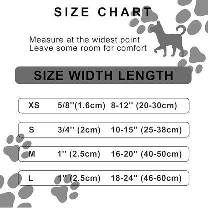FURRYFECTION Reflective Dog Collar and Leash Set With Quick Release Buckle, Padded Neoprene Adjustable Nylon for Small Medium and Large Dogs (Medium Collar+5FT Leash, Black)