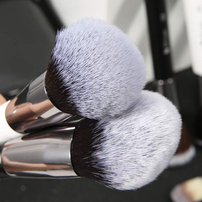 DUcare Makeup Brushes Set Professional 27Pcs Makeup Brushes Premium Synthetic Kabuki Foundation Blending Face Powder Blush Concealers Eye Shadows Make Up Brushes Kit White