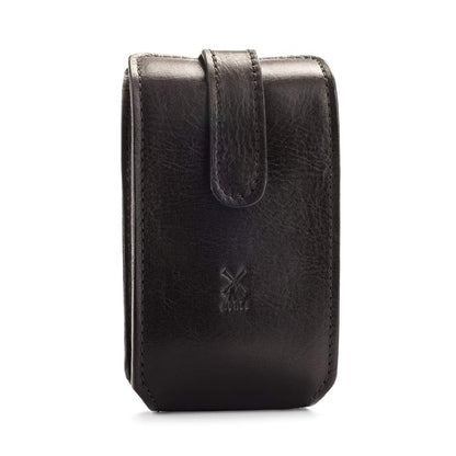 MÜHLE TRAVEL Leather Travel Razor & Shaving Brush Hand-Made Case