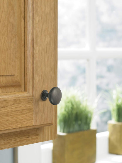 Amerock | Cabinet Knob | Oil Rubbed Bronze | 1-1/4 inch (32 mm) Diameter | Edona | 10 Pack | Drawer Knob | Cabinet Hardware