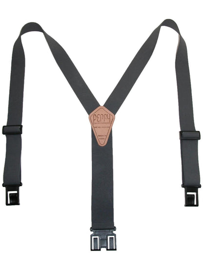 LARGE GREY BIG AND TALL SUSPENDERS