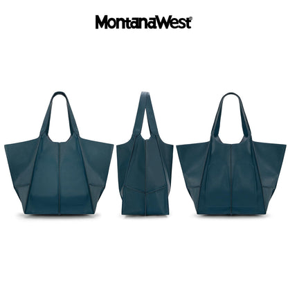Montana West Tote Bag for Women Large Hobo Purses and Handbags Designer Gift Teal Blue MWC-567LKB