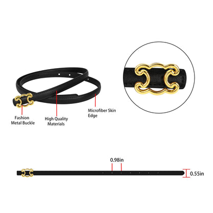 Aurolran leather belts for women,womens luxury belts for jeans and dress