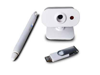 Interactive Whiteboard Converter Kit for Projectors (Windows Only) — Turns Any Wall or Board into a Smart Whiteboard, Ideal for Teaching, Meeting, Classroom