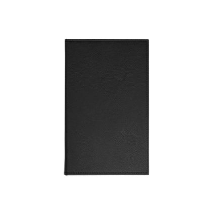 Menu Covers Made of Premium Faux Leather (10-Pack) - 8.5" X 14" (Black, 4 Views)