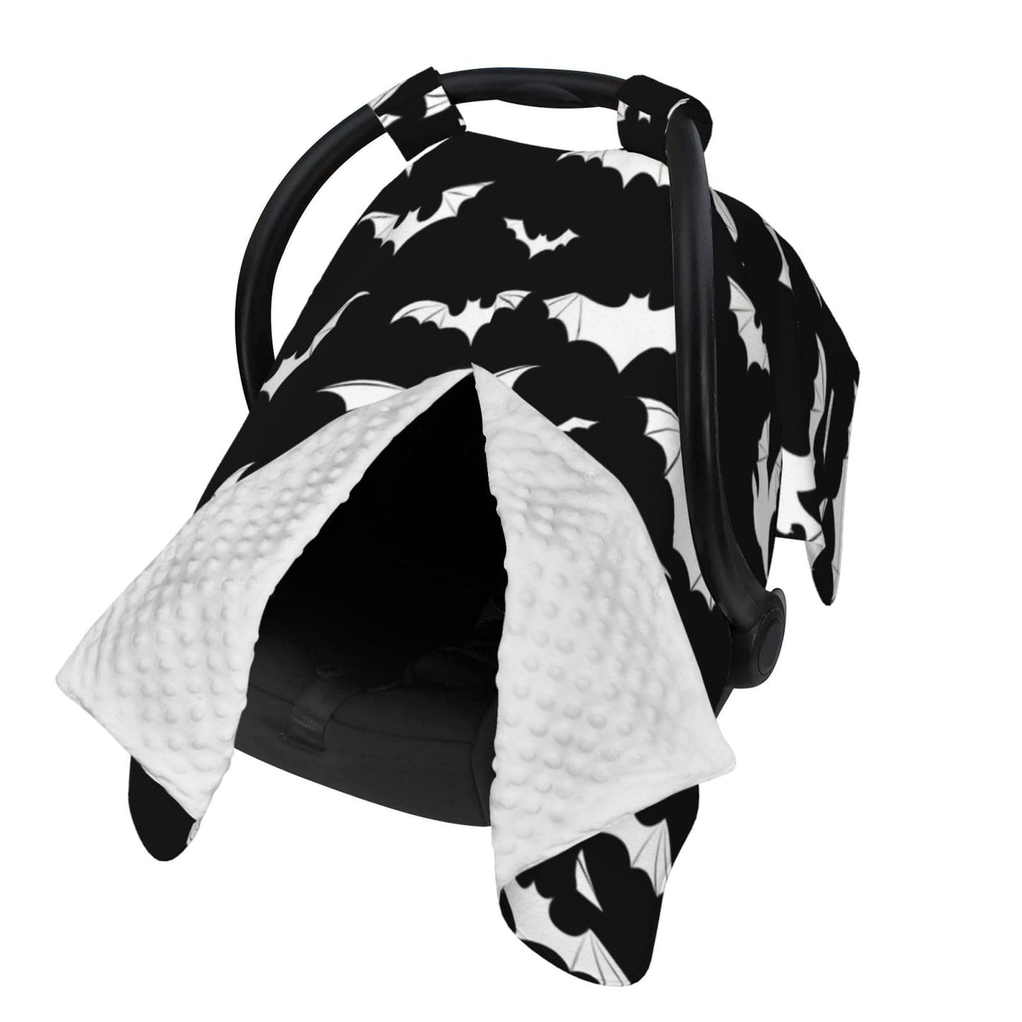 Halloween Bat Car Seat Cover Baby Fashion Carseat Cover for Winter Nursing Cover Newborn Shower Gift