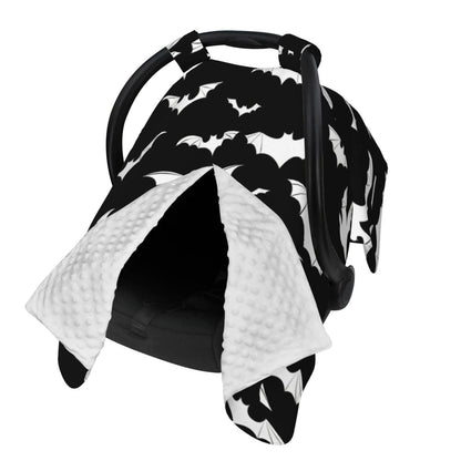 Halloween Bat Car Seat Cover Baby Fashion Carseat Cover for Winter Nursing Cover Newborn Shower Gift