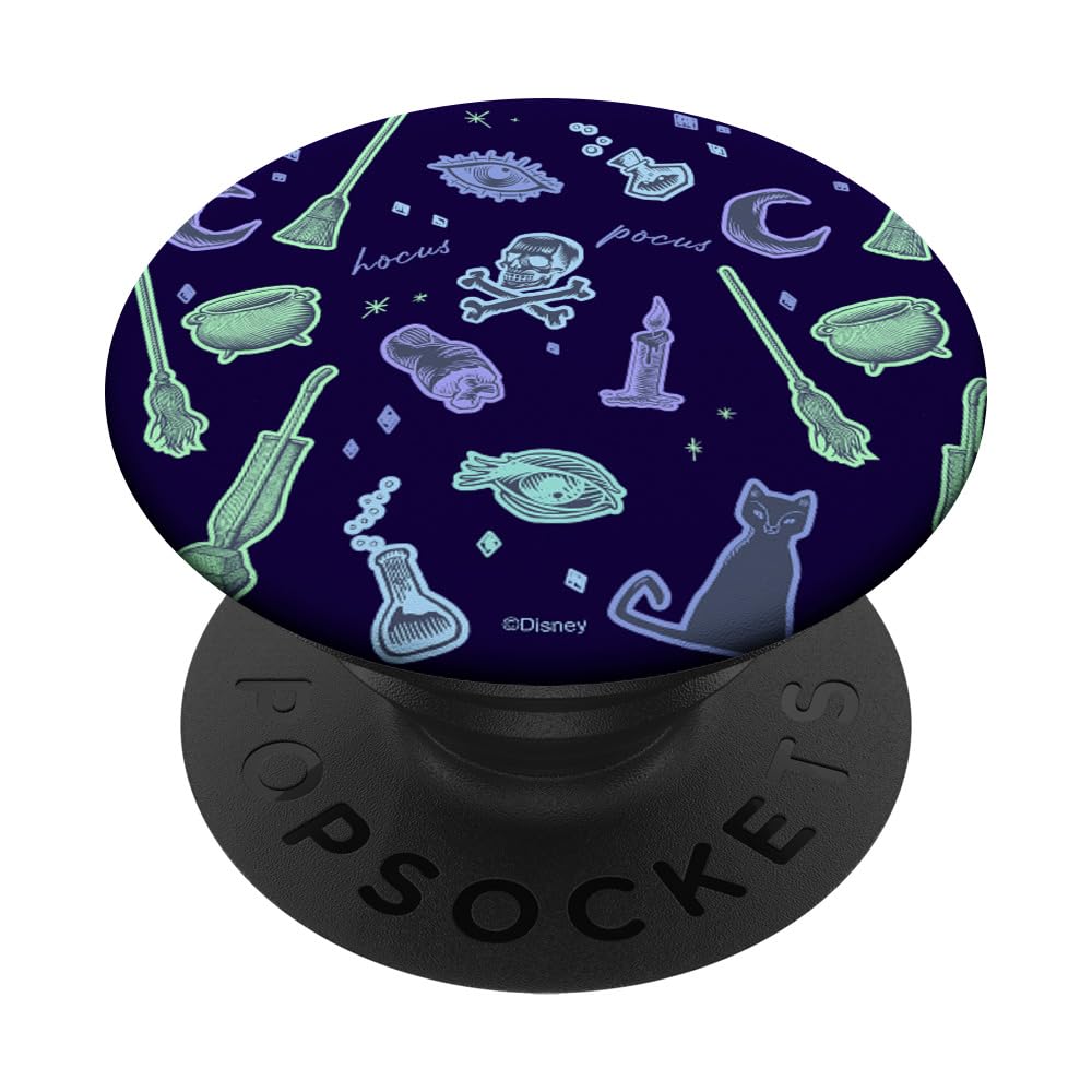 Disney Hocus Pocus Witches Brooms And Things PopSockets Adhesive PopGrip