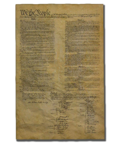 Our Amendments Documents of Freedom Bundle- Full Size Declaration of Independence, United States Constitution and The Original Bill of Rights (1789), America's 250th Anniversary