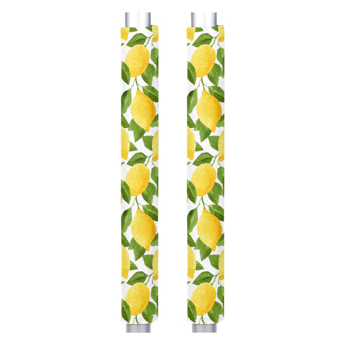 AUUXVA Yellow Lemon Refrigerator Door Handle Covers Set of 2,Tropical Fruit Lemon Kitchen Appliance Handle Covers Decorations for Refrigerator Microwave Stove Oven Dishwasher, Fridge Handle Protector