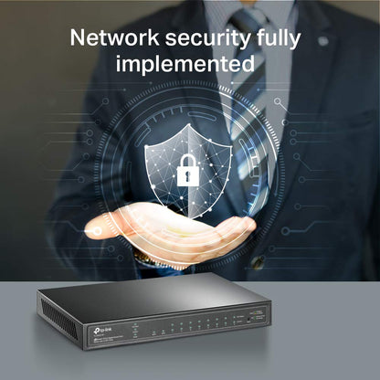 TP-Link TL-SG1016PE | 16 Port Gigabit PoE Switch | Easy Smart Managed | 8 PoE+ Ports @150W | Plug & Play | Sturdy Metal w/ Shielded Ports | QoS, Vlan, IGMP & LAG, Free Expert Help