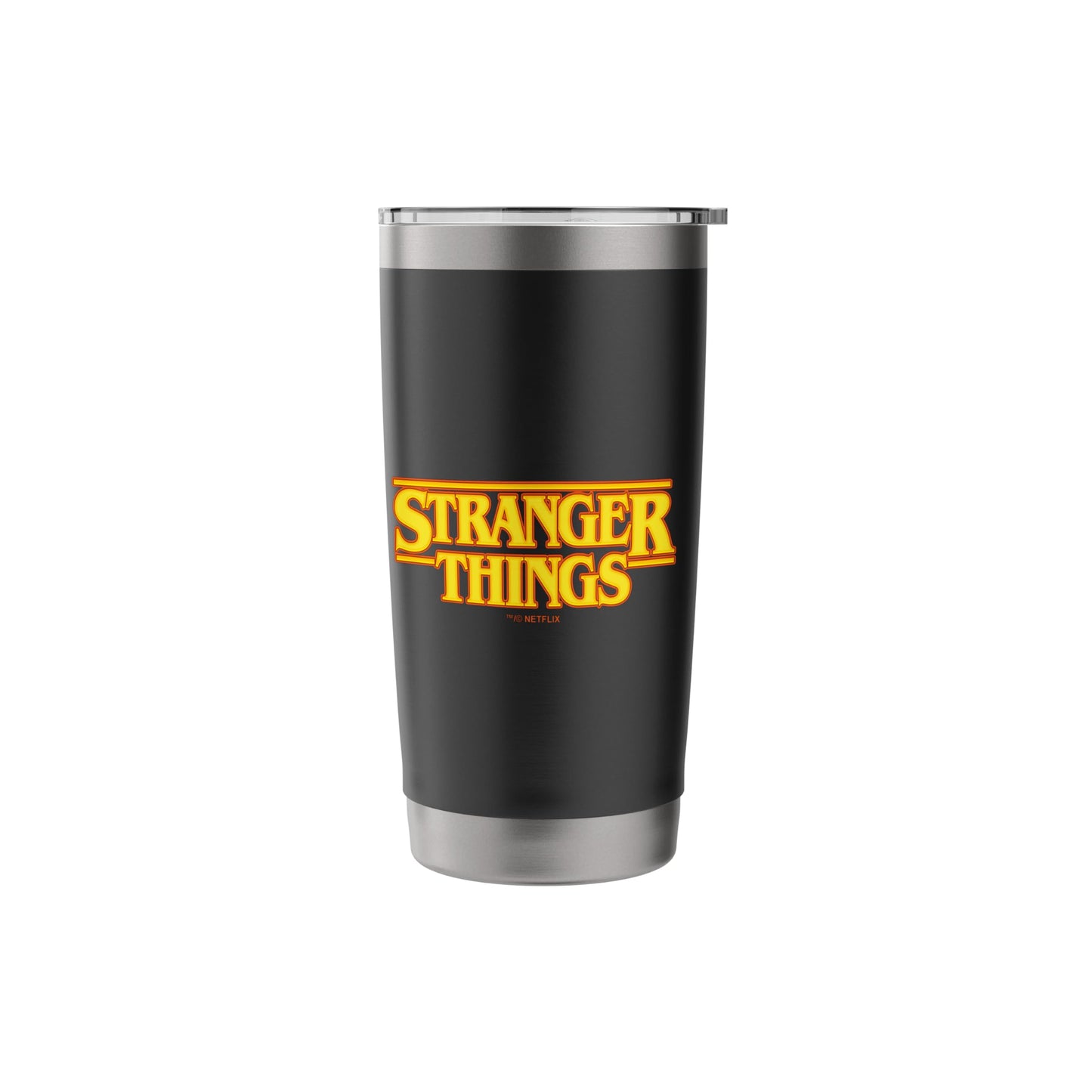 Stranger Things Halloween Spooky Strange Red Logo Stainless Steel Insulated Tumbler