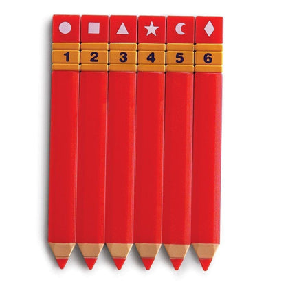 Learning Resources Student Grouping Pencils - Talking Stick for Classroom, Classroom Name Sticks, Name Pencils, Flip Stick for Students, Teacher Supplies