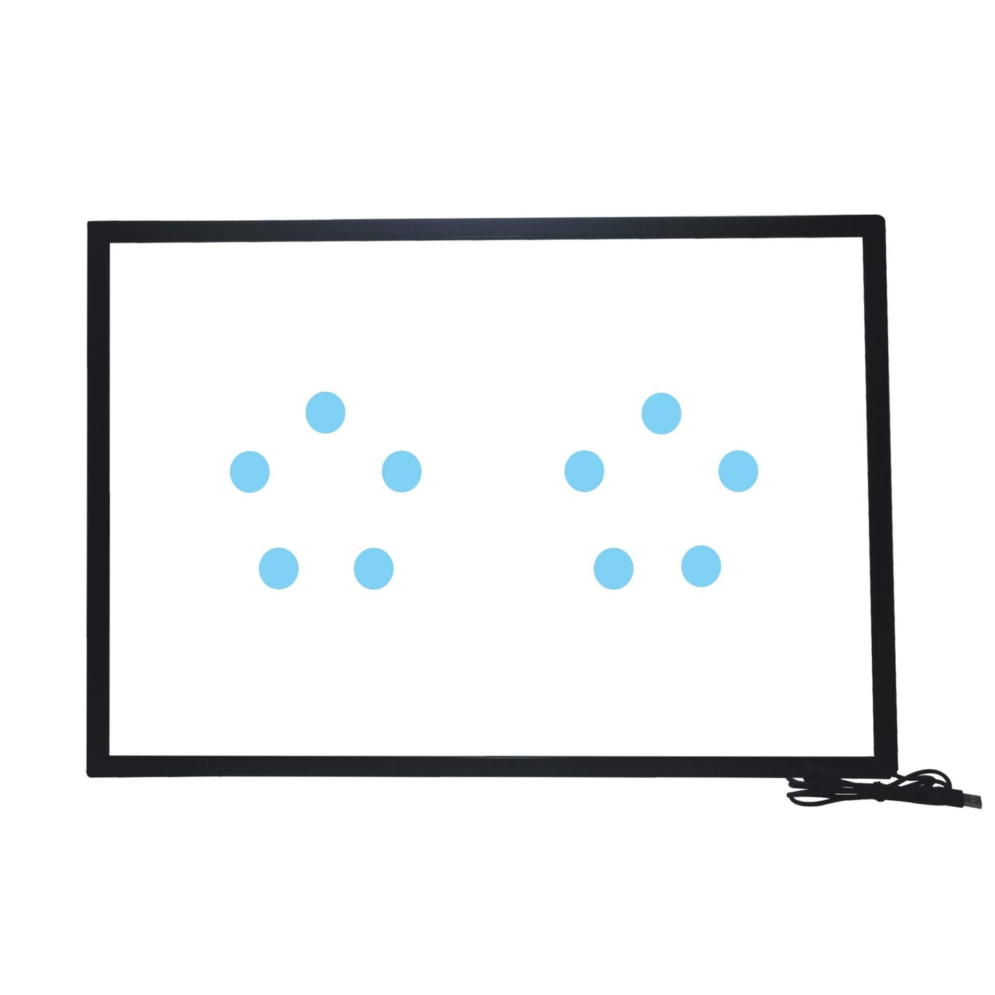 DeYoWo 75 Inch Interactive 10 Points Infrared IR Touch Screen Overlay Frame Free Driver