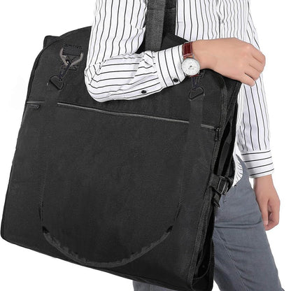 Magictodoor 66" Versatile Travelling bags Wedding Dress Travel Garment Bag Tri-Fold Gown Length w/Hanging Hook Extra Pocket
