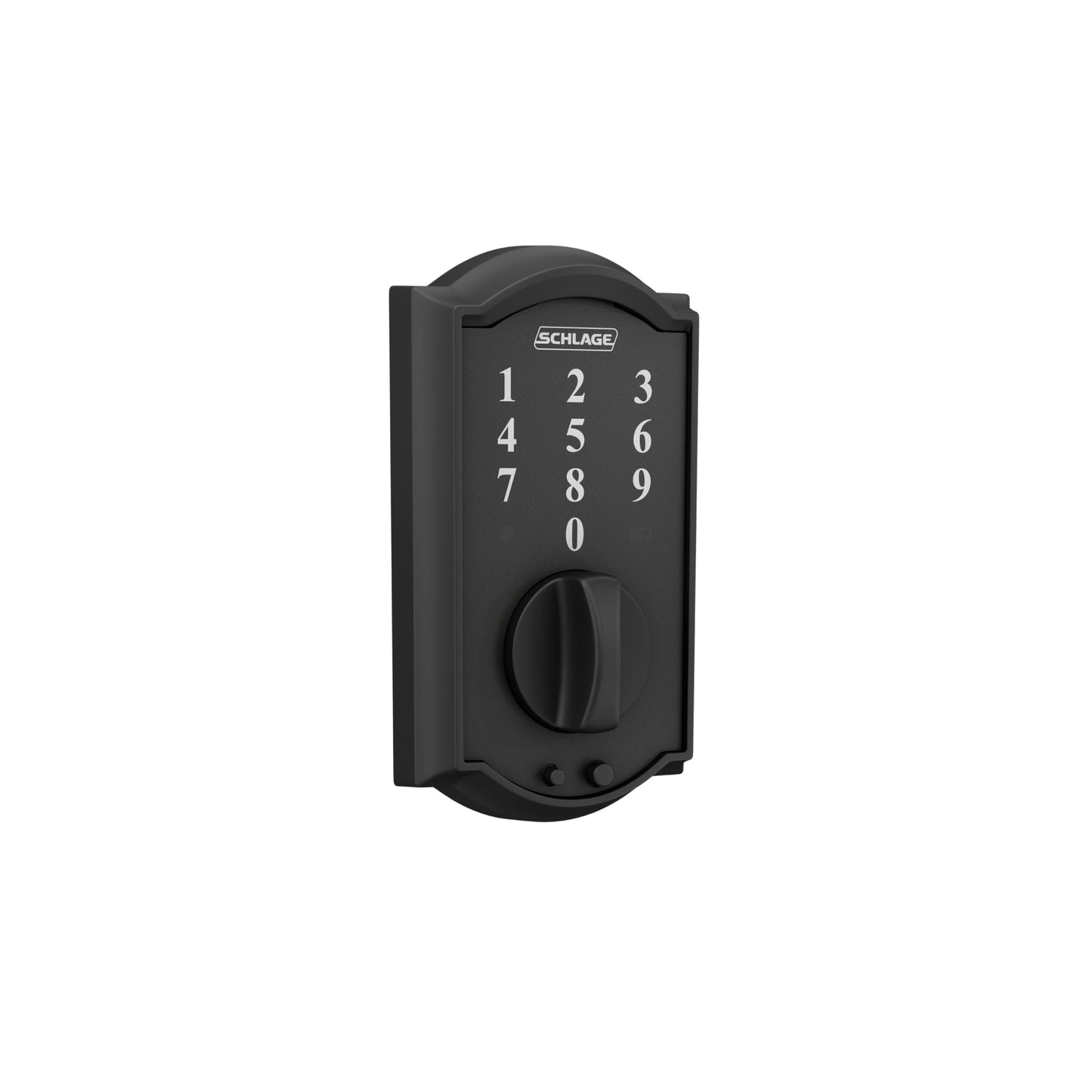 SCHLAGE BE375 CEN 622 Touch Keyless Touchscreen Electronic Deadbolt Lock, Matte Black