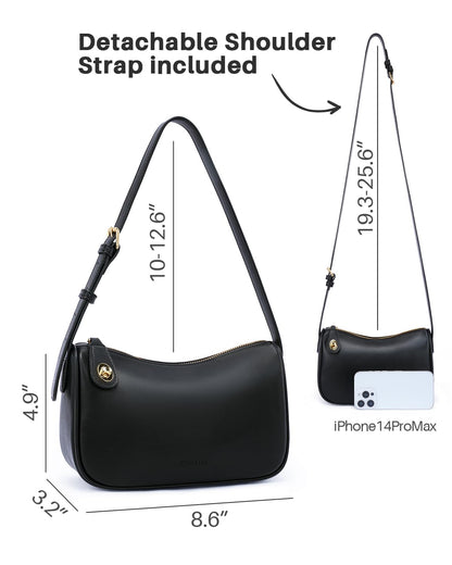 CHOLISS Shoulder Bag for Women, RFID Anti-Theft Crossbody Bags for Women, Vegan Leather Purse Handbags with Zipper Closure