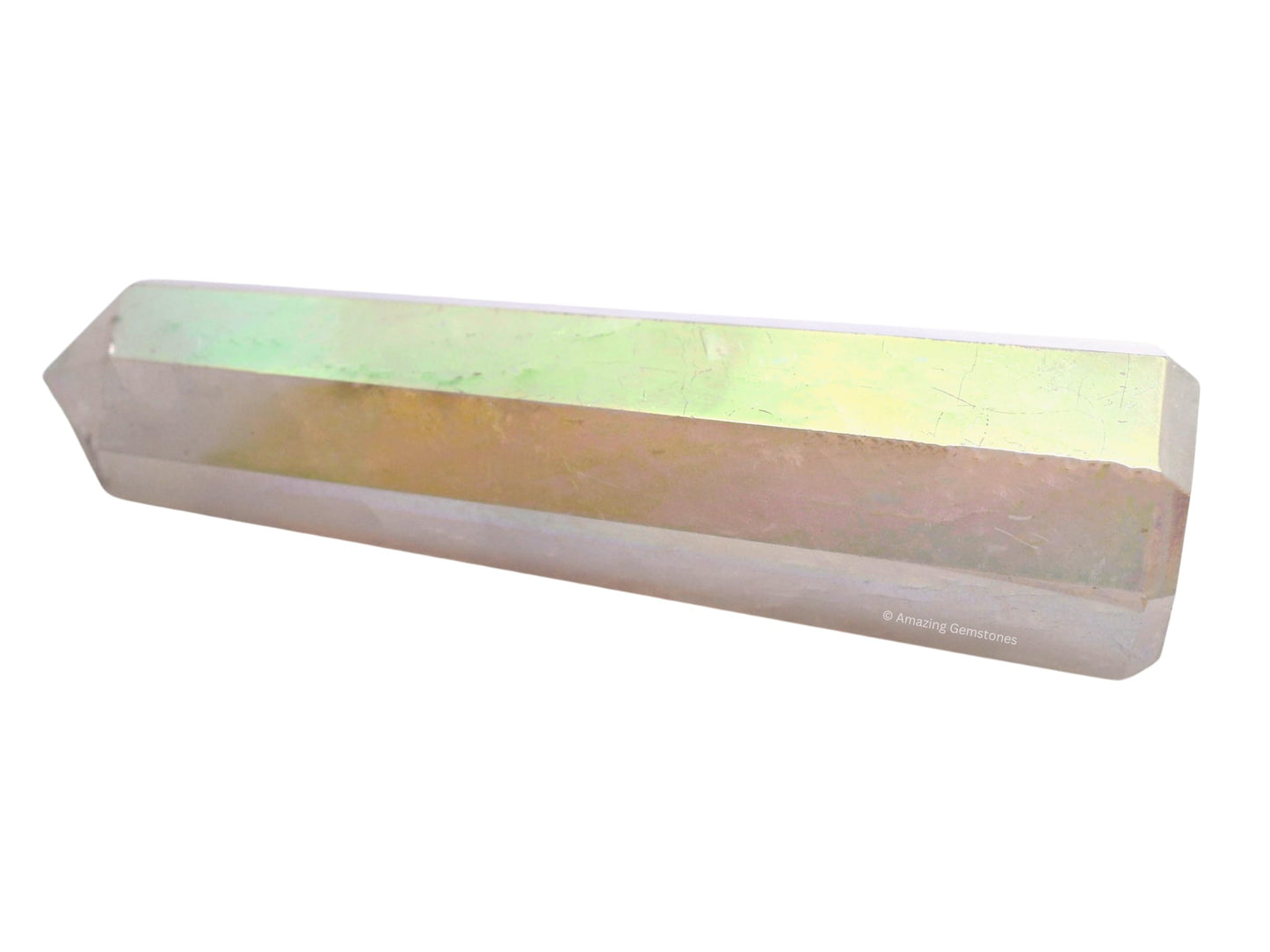 Amazing Gemstone Angel Aura Quartz Crystal Towers ~ Natural Healing Crystal Point Obelisk for Reiki Healing and Crystal Grid (3" to 4" INCH)