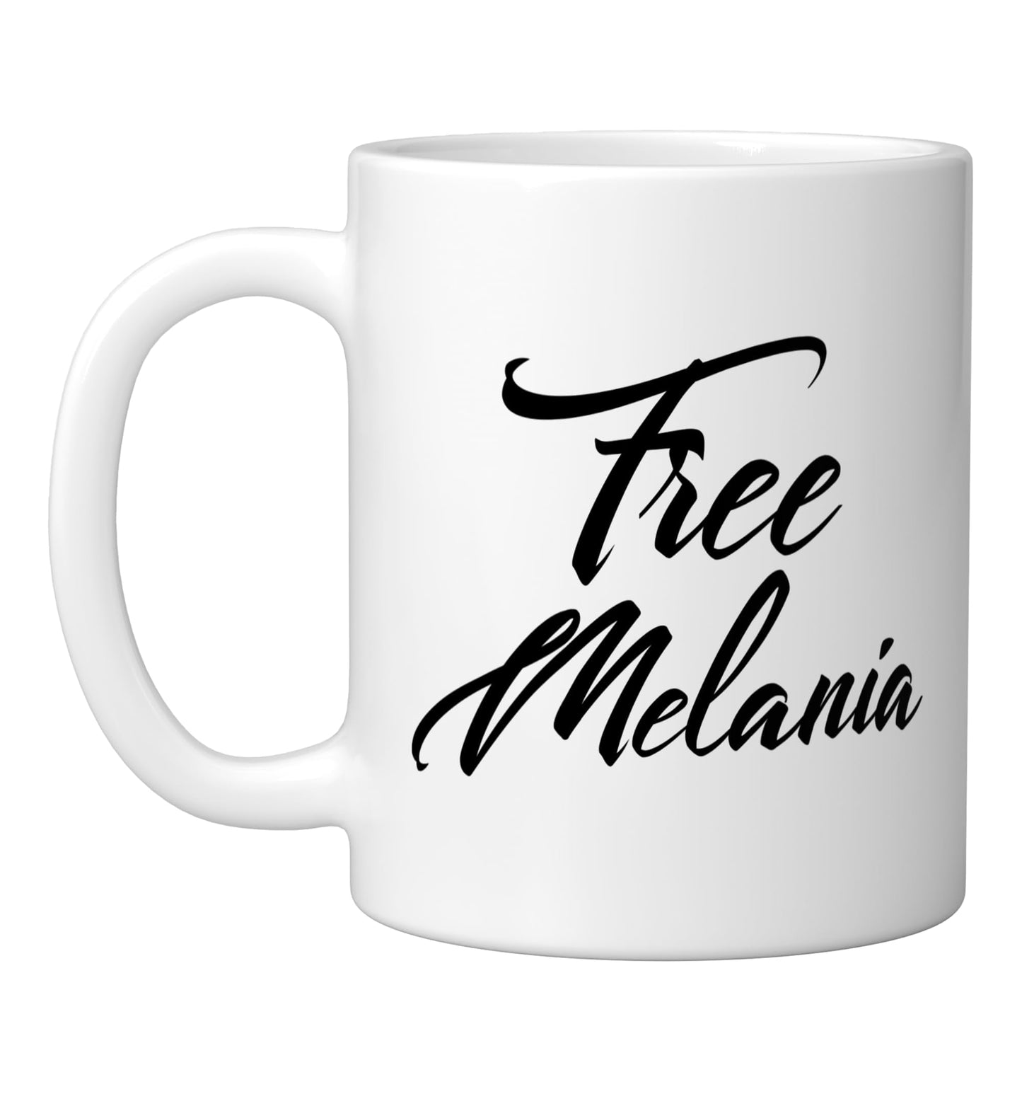 Free Melania T-shirt Halloween Christmas Funny Cool Holidays Ceramic Mug, White