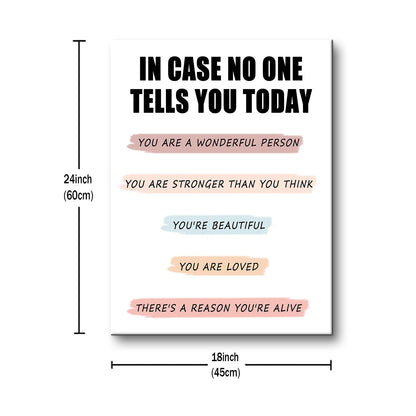Motivational Canvas Wall Art Family Rules Entrepreneur Quotes Poster Print Inspirational Pictures Painting for Office Class Room School Wall Decoration Stretched and Framed [18''Wx24''H]