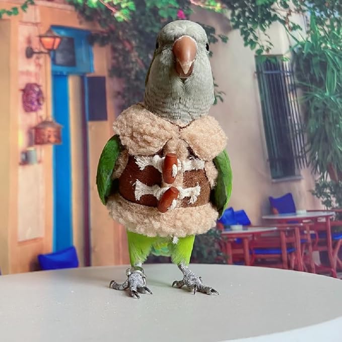 Bird Diaper Flight Suit Parrot Costume pet Animal Costume, Applicable to Birds and Parrots Warm Supplies. (4XL)