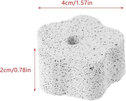 8 Pack Lava Block Chew Toy Small Pet Animal Lava Bites Chews Toy Teeth Grinding Stone Mineral Calcium Block for Chinchilla Hamster Parrot Chinchillas Rabbit Guinea Pig Gerbil Mouse Squirrels