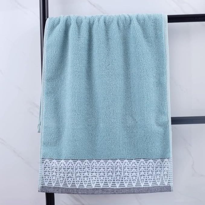 2 Pack Decorative Hand Towels, Leaf Design Cotton, Soft Absorbent Quick-Drying